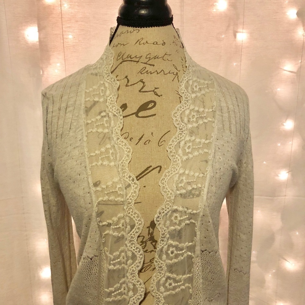 1[American Rag] Lace cardigan - Picture 7 of 7